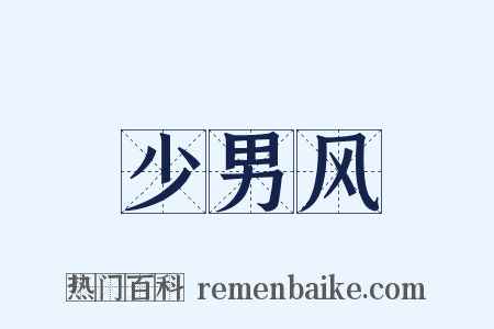 少男风是什么意思的图片